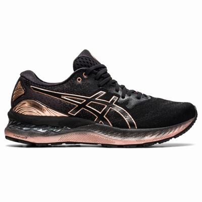 Női Asics Gel-Nimbus 23 Platinum Futócipő AS6741802 Fekete/Rózsaszín Arany